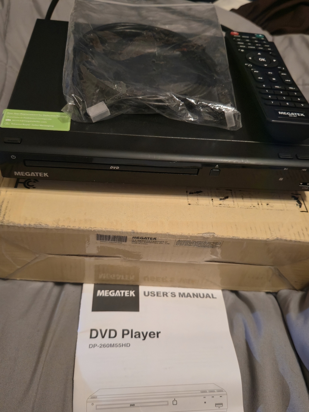 MEGATEK HD DVD Player Region Free With HDMI CABLE